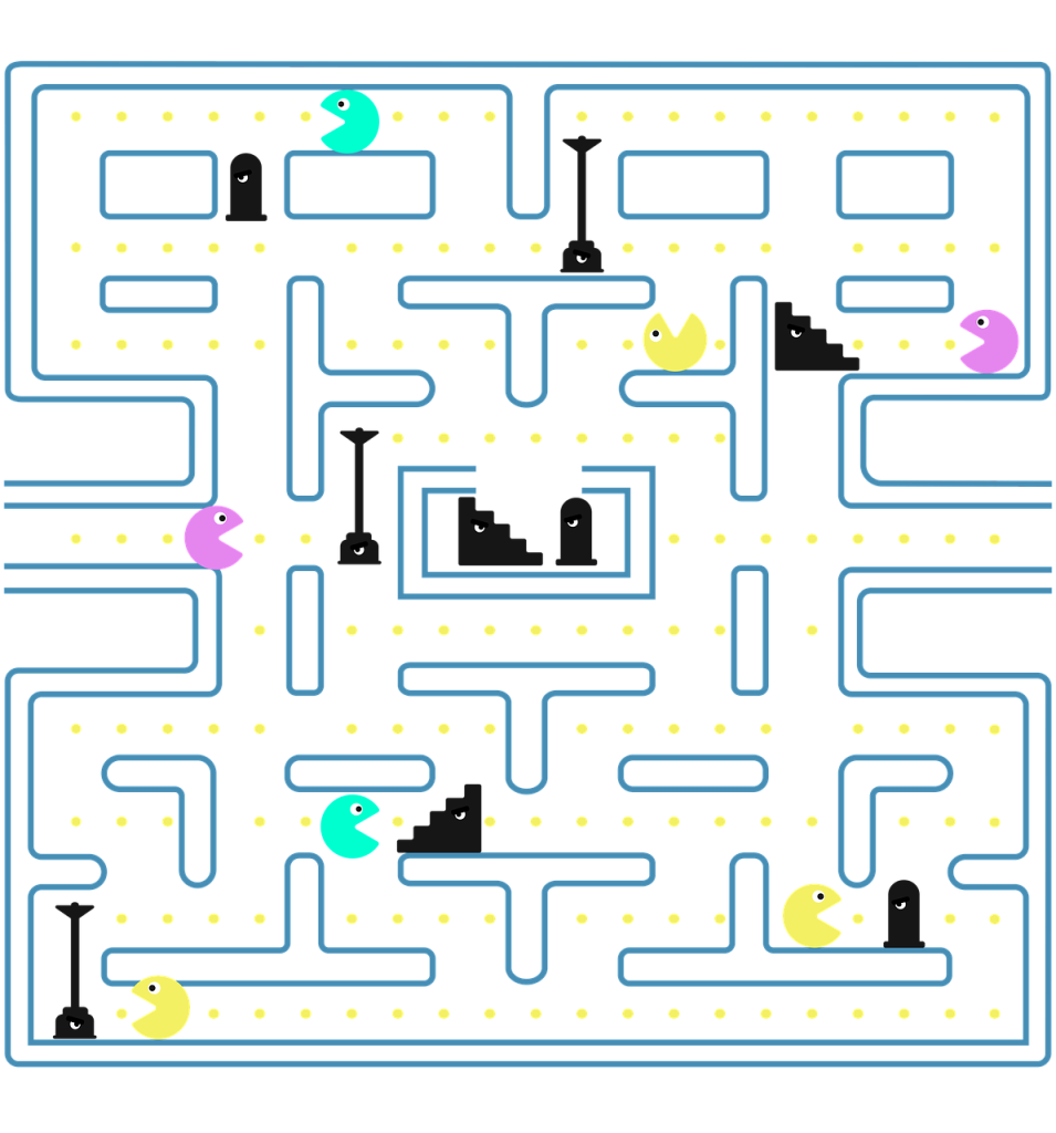 pacman, game, video game